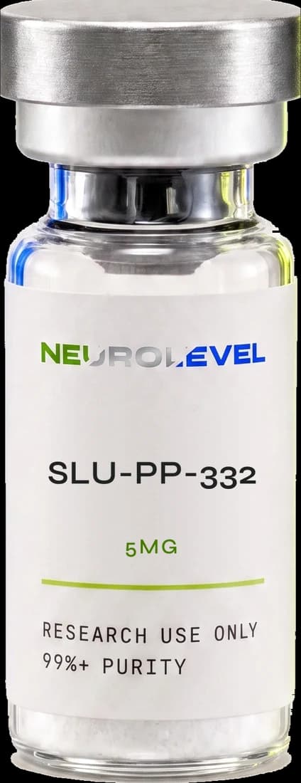 Neurolevel SLU-PP-332 research vial, lyophilized powder, applied printed label